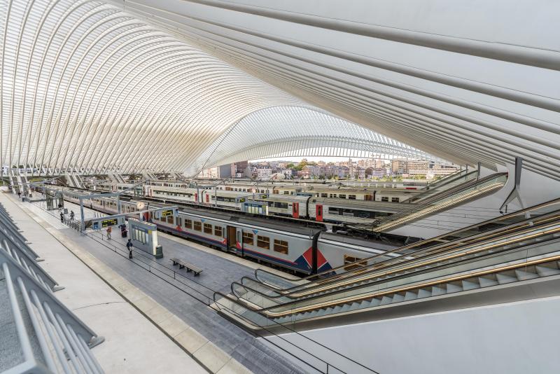 <p>Der Bahnhof Liège-Guillemins wurde vom spanisch-schweizerischen Stararchitekten Santiago Calatrava entworfen.</p>