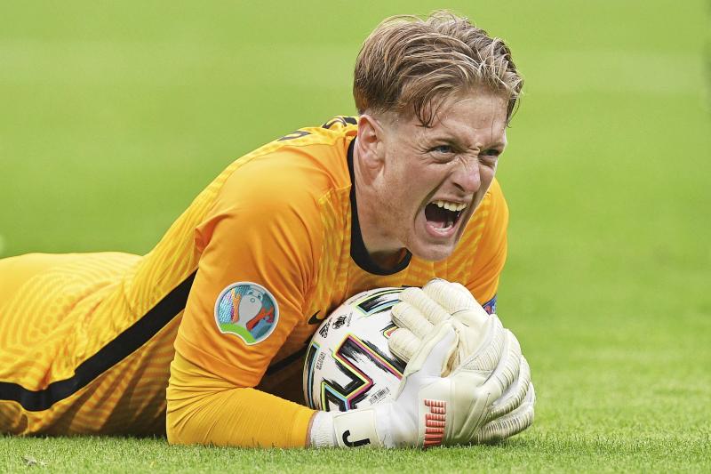 <p>Jordan Pickford hat bei dieser EM noch kein Tor kassiert.</p>