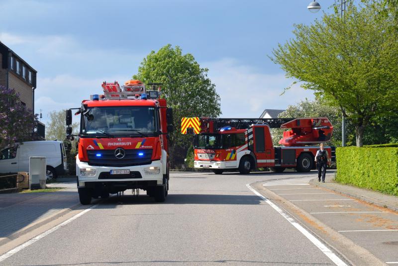 <p>Die Feuerwehr eilte zum Einsatzort in der Rodter Straße.</p>
