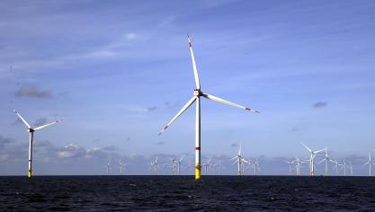 <p>Belgiens größter Offshore-Windpark liefert ab sofort Strom</p>
