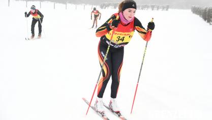 <p>Belgische Meisterschaft im Ski-Langlauf (Kurzdistanz) in Elsenborn</p>

