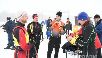 <p>Belgische Meisterschaft im Ski-Langlauf (Kurzdistanz) in Elsenborn</p>
