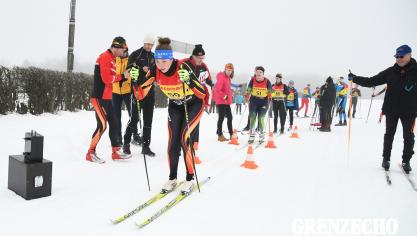 <p>Belgische Meisterschaft im Ski-Langlauf (Kurzdistanz) in Elsenborn</p>
