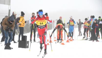 <p>Belgische Meisterschaft im Ski-Langlauf (Kurzdistanz) in Elsenborn</p>
