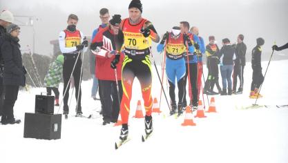 <p>Belgische Meisterschaft im Ski-Langlauf (Kurzdistanz) in Elsenborn</p>
