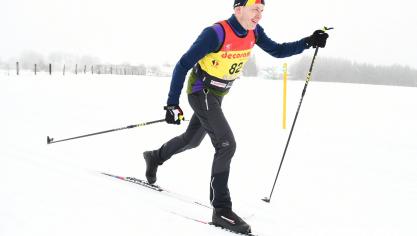 <p>Belgische Meisterschaft im Ski-Langlauf (Kurzdistanz) in Elsenborn</p>
