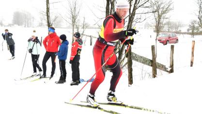 <p>Belgische Meisterschaft im Ski-Langlauf (Kurzdistanz) in Elsenborn</p>
