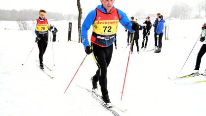 <p>Belgische Meisterschaft im Ski-Langlauf (Kurzdistanz) in Elsenborn</p>

