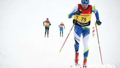 <p>Belgische Meisterschaft im Ski-Langlauf (Kurzdistanz) in Elsenborn</p>

