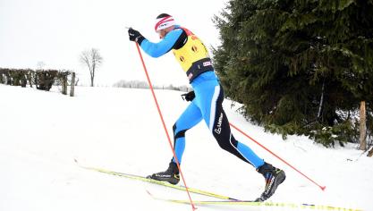 <p>Belgische Meisterschaft im Ski-Langlauf (Kurzdistanz) in Elsenborn</p>
