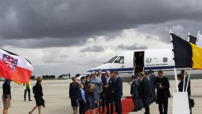 <p>Königspaar auf Ostdeutschland-Besuch</p>
