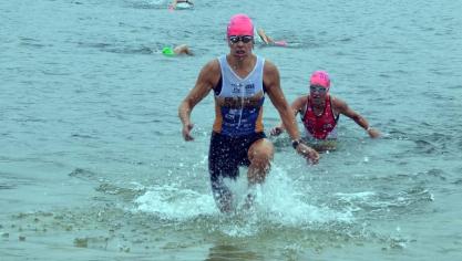 <p>Triathlon in Bütgenbach</p>
