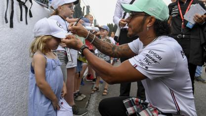 <p>Alle Jahre wieder: Fans treffen ihre Idole in Spa-Francorchamps</p>
