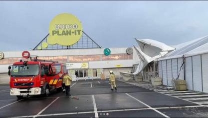 <p>Erste Schäden in Belgien durch Ciara</p>
