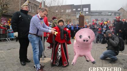 <p>Kinderzug in Kelmis am Karnevalssamstag</p>
