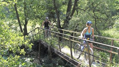 <p>Die meisten Gäste kommen gezielt zum Radfahren und Wandern nach St.Vith. Besonders die Mountainbike-Tour Stoneman ist beliebt.</p>