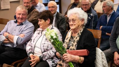 <p>Die heute 93-jährige Margaretha Hocke-Schaus war für Bruno Kartheuser eine wichtige Zeitzeugin.</p>