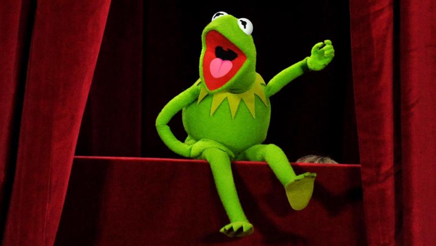 <p>Ist zurück auf der Bühne: Kermit der Frosch.</p>